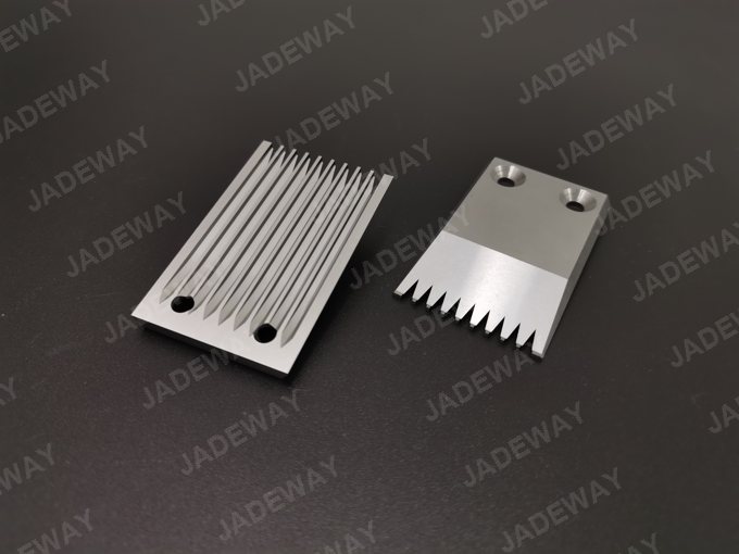 Serrated straight blade